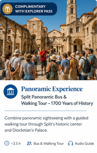 Split Panoramic Bus & Walking Tour - 1700 Years of History