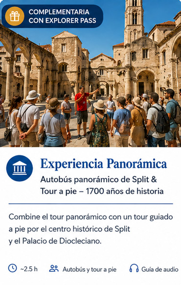 Split Panoramic Bus & Walking Tour - 1700 Years of History