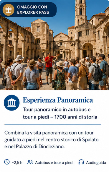 Split Panoramic Bus & Walking Tour - 1700 Years of History